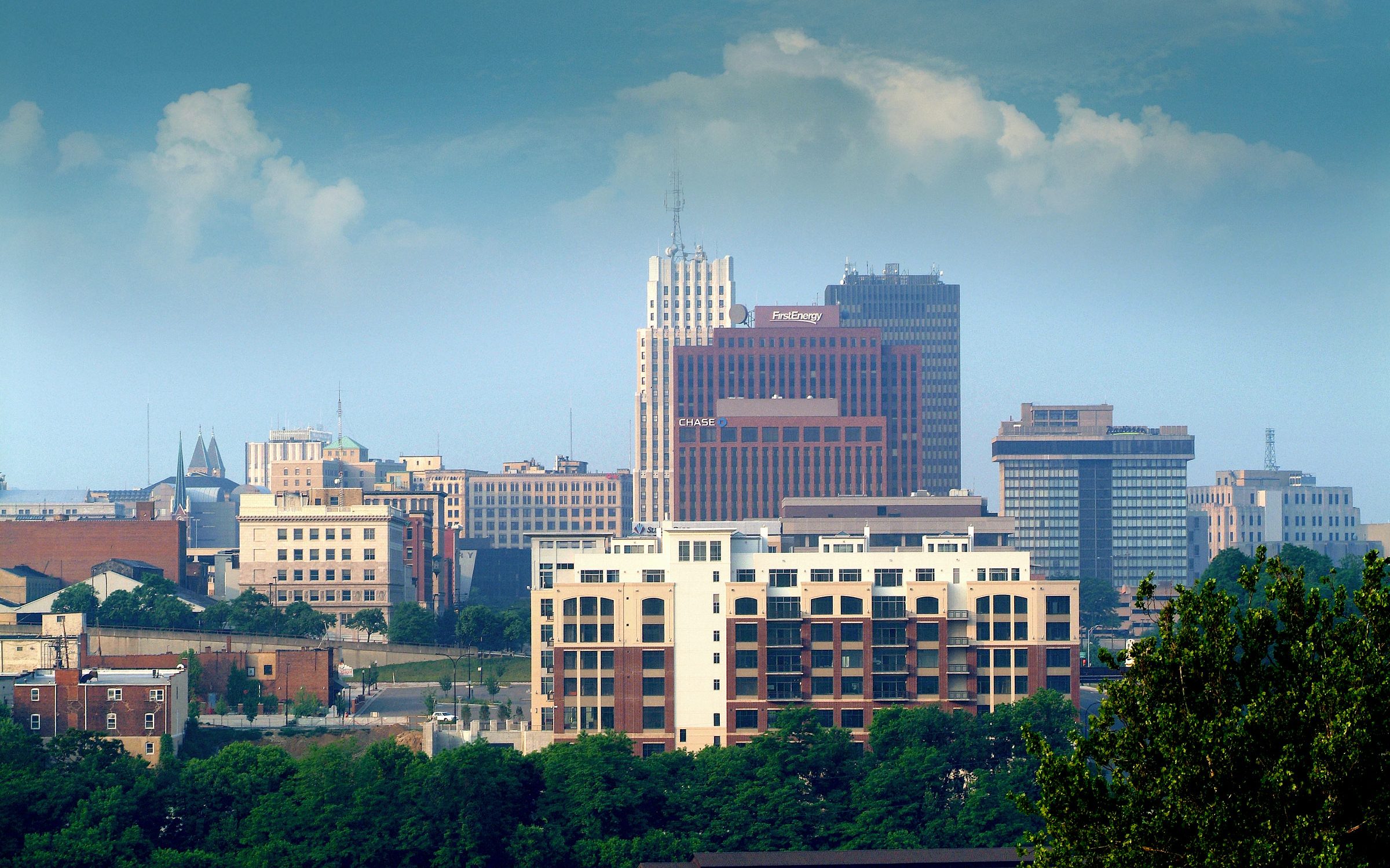Downtown Akron Skyline